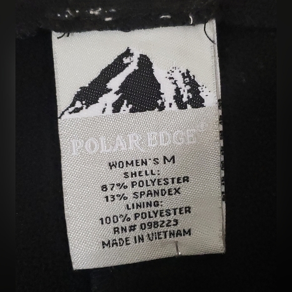 Polar Edge~Woman Size M~ Black Snowboard Pants Water ResistantWind Proof. - Picture 7 of 9